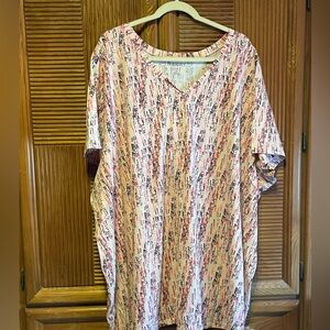 Patterned tunic
